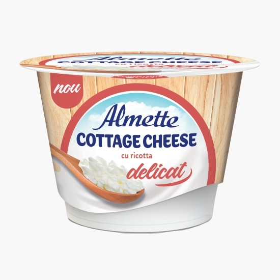 Granule de brânză Cottage cu ricotta, delicat 165g
