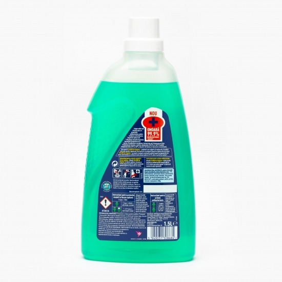 Soluție gel anticalcar cu rol antibacterian pentru mașina de spălat Hygiene+, 30 spălări, 1.5l