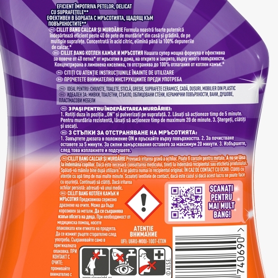 Detergent suprafețe Zero Calcar 750ml