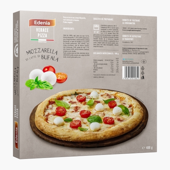 Pizza cu Mozzarella di Bufala 400g