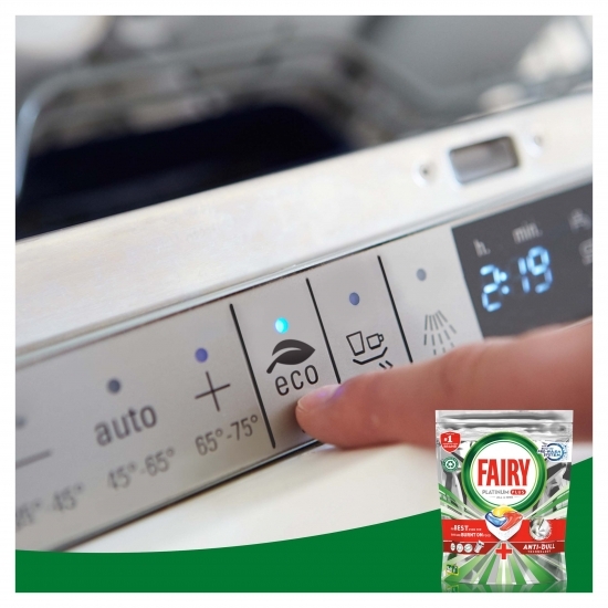 Detergent automat capsule pentru mașina de spălat vase Platinum Plus Anti Dull, 100 spălări