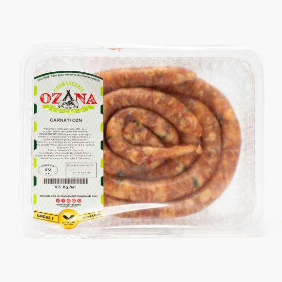 Cârnați subțiri de porc OZN 500g