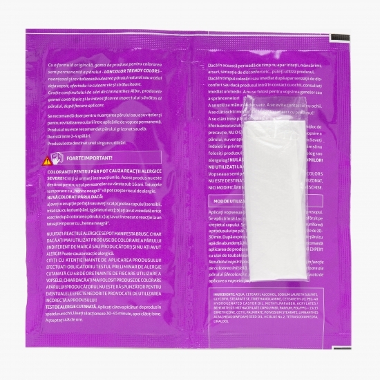 Vopsea semipermanentă pentru păr B11 blond metal plicuri 2x25ml