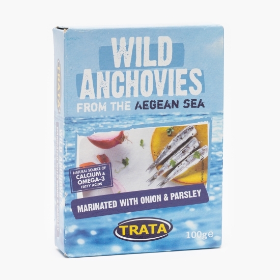 Anșoa marinat cu ceapă și pătrunjel 100g