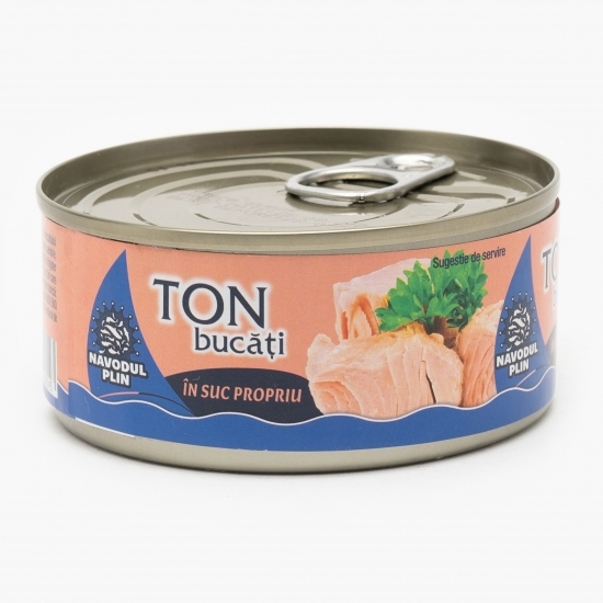 Ton bucăți în suc propriu 160g