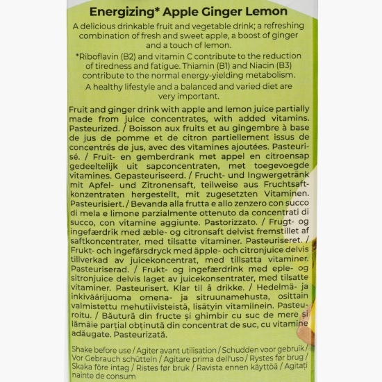 Suc natural de fructe cu mere, ghimbir 1l