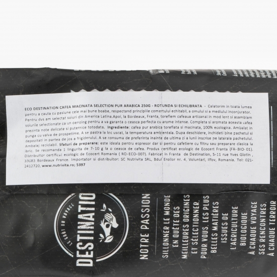 Cafea măcinată pur Arabica Selection eco 250g