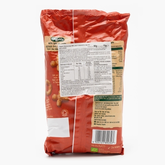 Snack ecologic eco din porumb cu roșii +10 luni 60g (4x15g)