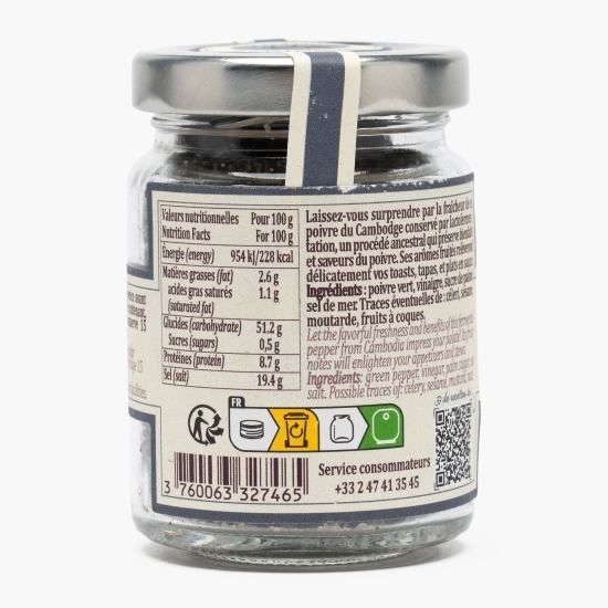 Măslinescu - Piper verde proaspăt în sare 50g