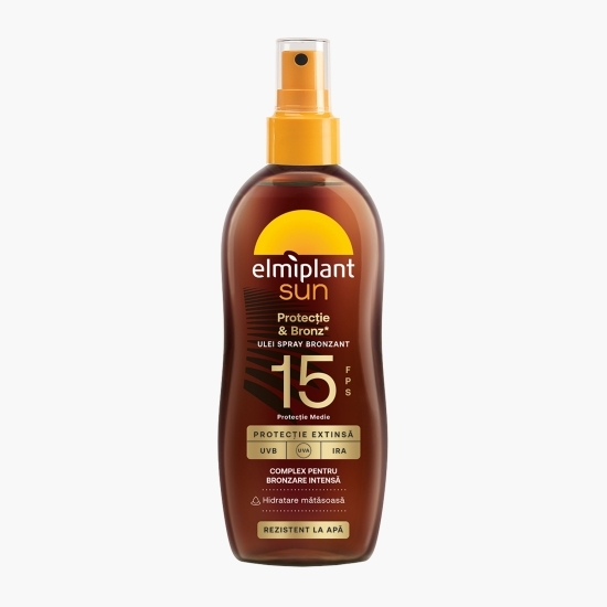 Ulei autobronzant cu protecție solară SPF 15, 150ml