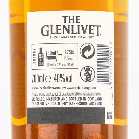 Whisky Single Malt 15YO 40% alc. 0.7l