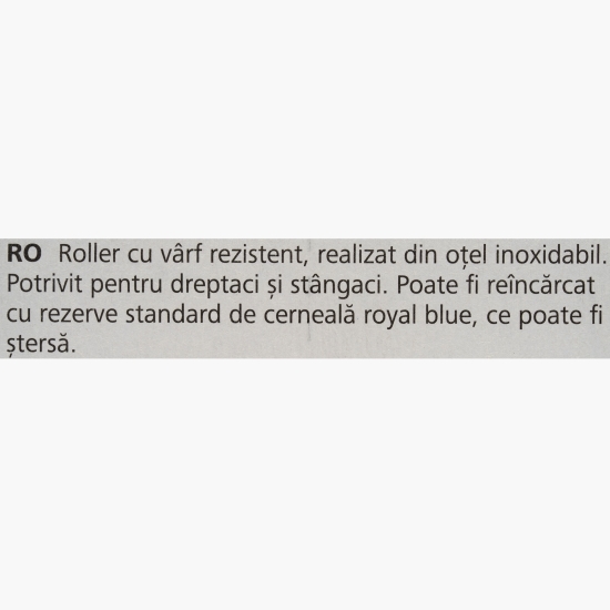 Roller Opus negru + 2 rezerve cerneală