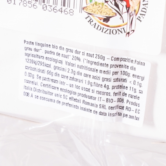 Paste tagliatelle eco din grâu dur și năut 250g