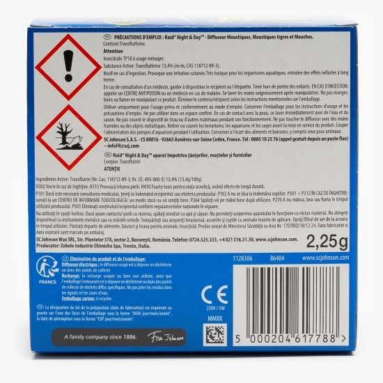 Aparat electric împotriva muștelor, țânțarilor și furnicilor 10zile/ 30 de nopți