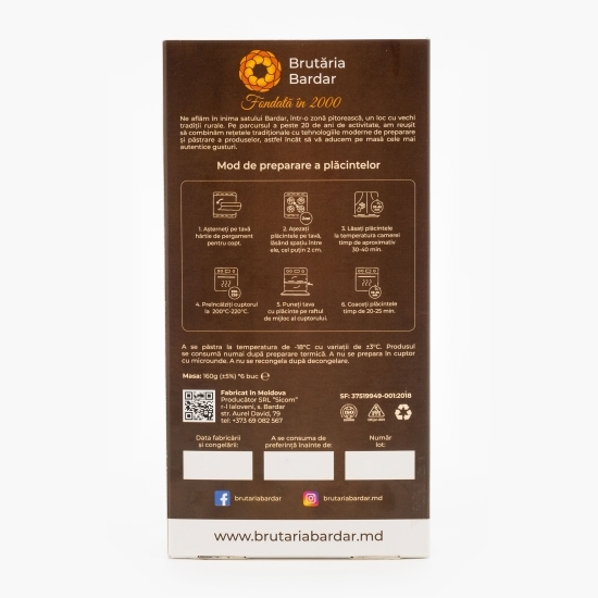 Plăcinte "Poale-n brâu" cu prune/măr 6x160g