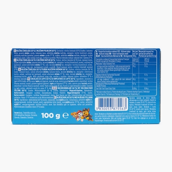 Ciocolată cu lapte Paw Patrol 100g