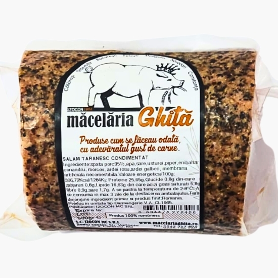 Salam țărănesc condimentat 500g