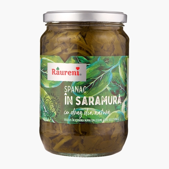 Spanac în saramură 680g 