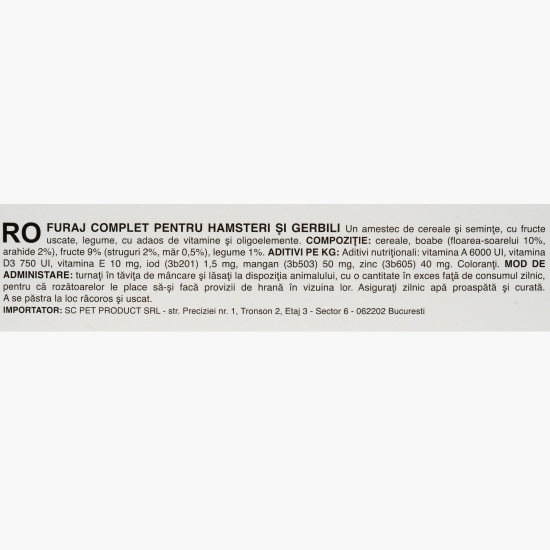 Hrană pentru hamsteri Grandmix 1kg