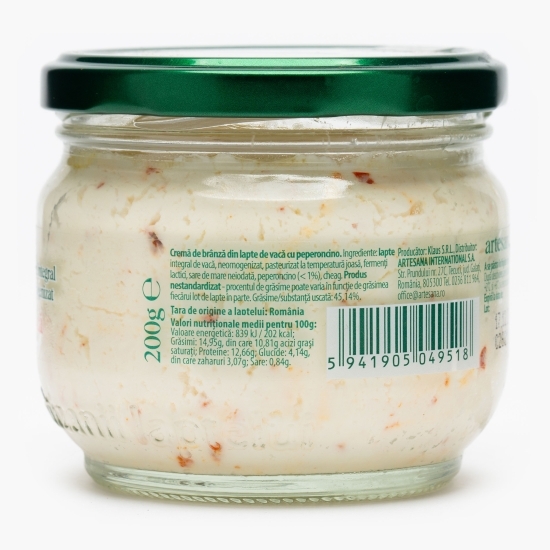 Cremă de brânză cu peperoncino 200g