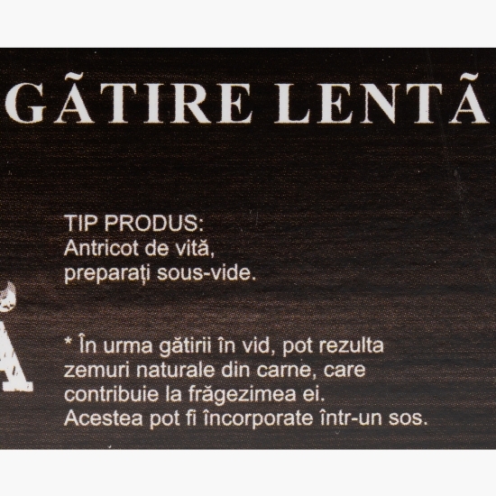 Antricot de vită gătit lent 650g