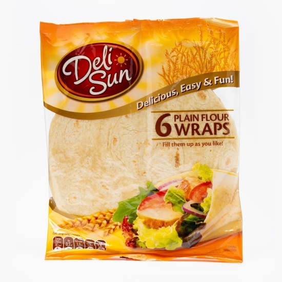 Lipii Wraps din făină de grâu, 6 buc, 360g