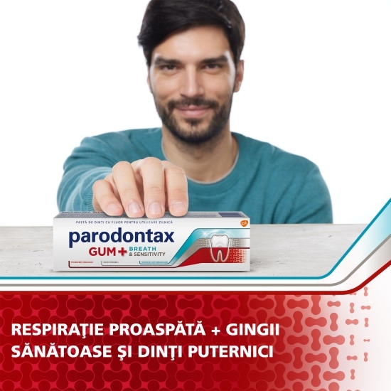 Pastă dinți Gum+ Breath & Sensitivity 75ml