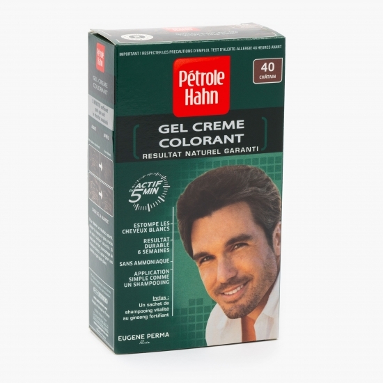 Vopsea de păr fără amoniac pentru bărbați nr. 40 șaten 85ml