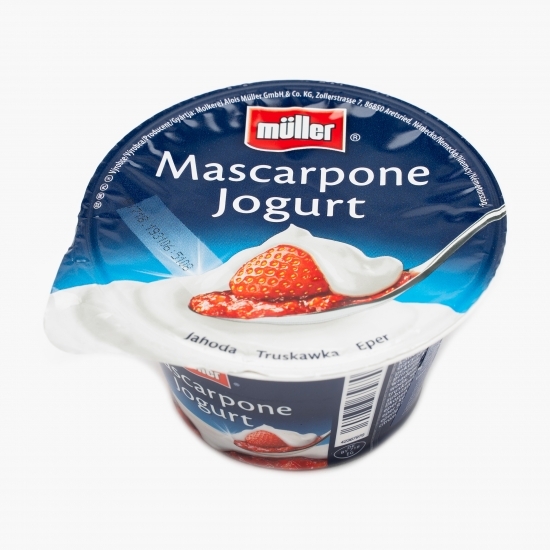 Iaurt cu mascarpone și căpșuni 130g