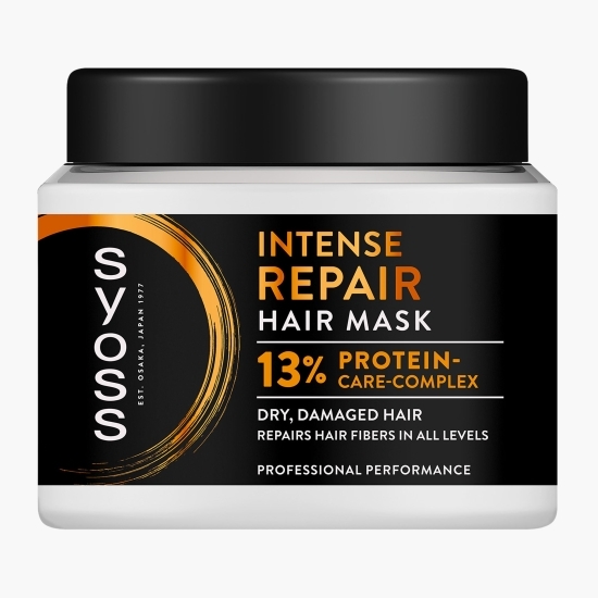 Mască pentru păr uscat și deteriorat Intense Repair, 400ml
