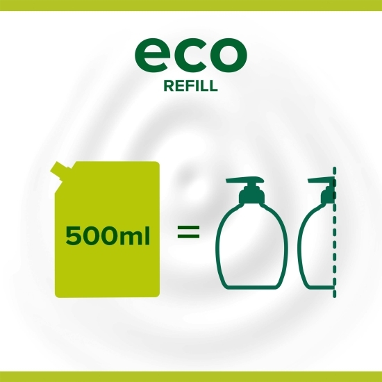 Rezervă săpun lichid Naturals Olive & Milk, eco refill 0.5l