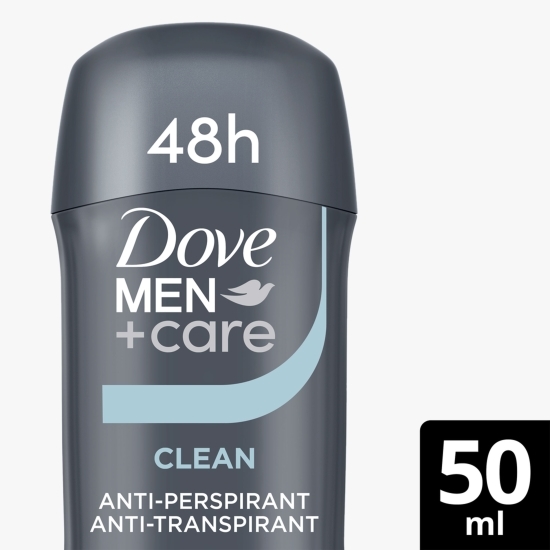 Antiperspirant stick pentru bărbați Men+Care Clean, 50ml