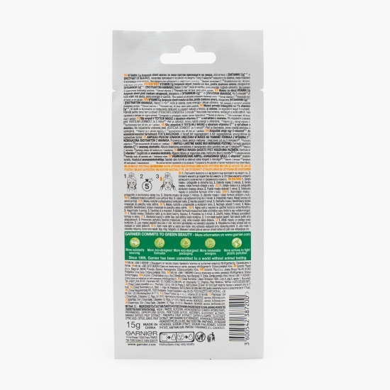 Mască șervețel îmbogățită cu 1% vitamina C 15g