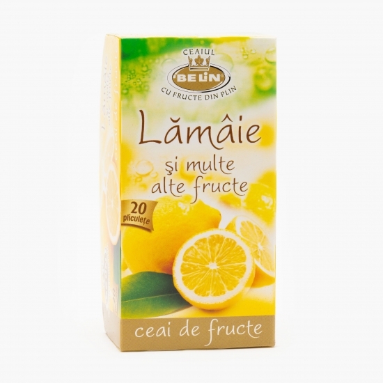 Ceai aromă lămâie și alte fructe 20 plicuri