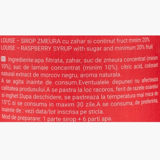 Sirop de zmeură 0.7l