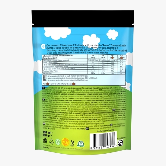 Înghețată Peaces Salted Caramel Brownie 0.16l