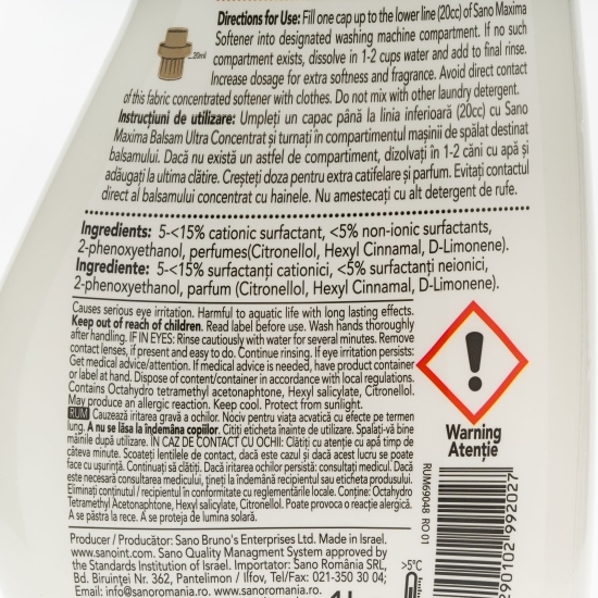Balsam de rufe ultra concentrat Floral Touch 40 spălări 1l