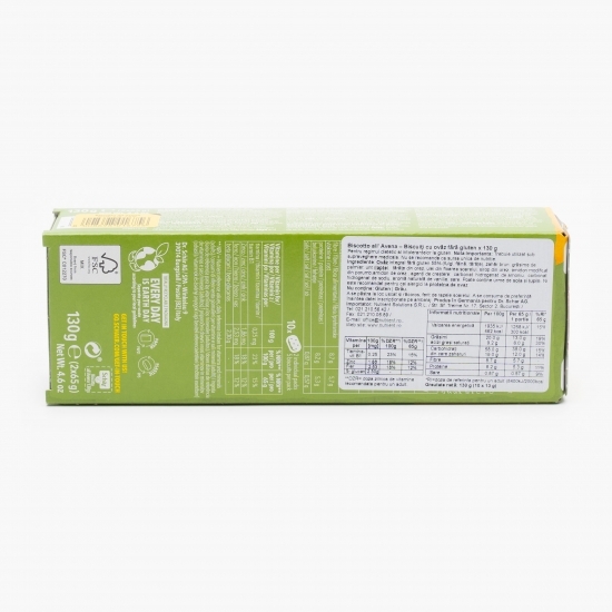 Biscuiți cu ovăz fără gluten 130g 