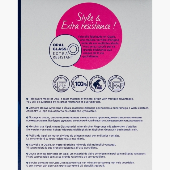 Serviciu de masă Everyday, 19 piese, alb