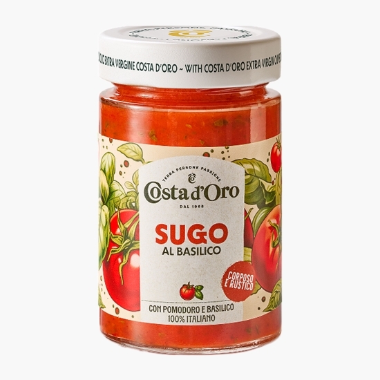 Sos pentru paste cu roșii și busuioc Sugo al Basilico 190g