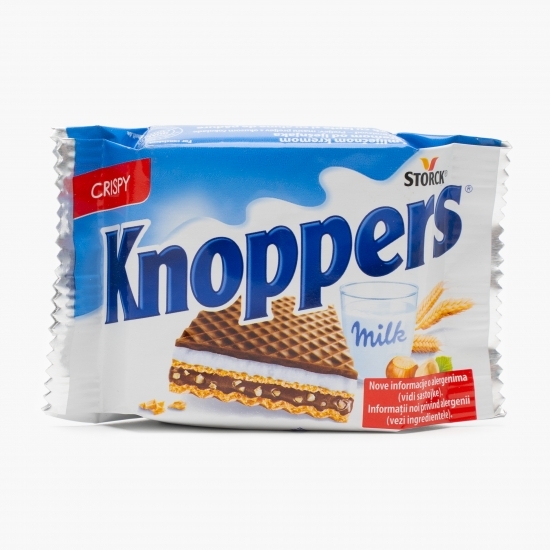 Napolitană crocantă cu cremă de lapte și alune 25g