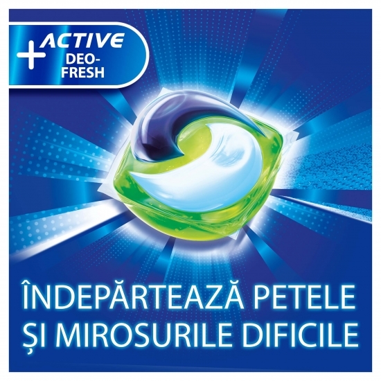 Detergent de rufe capsule All in One Pods +Active, 13 spălări