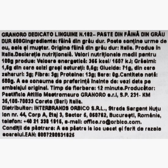 Paste Linguine N.182 500g