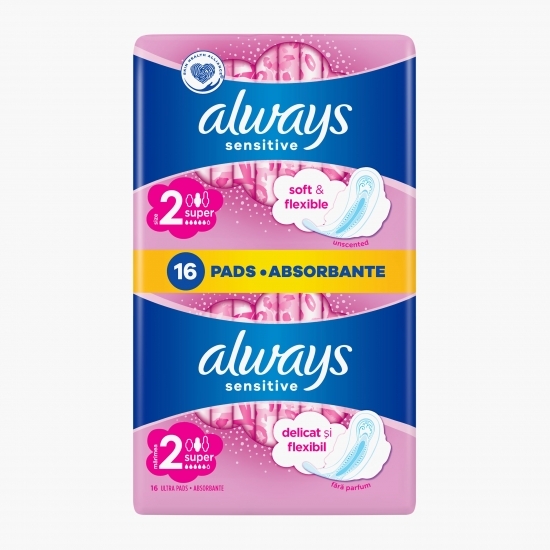 Absorbante Ultra sensitive super 16 buc