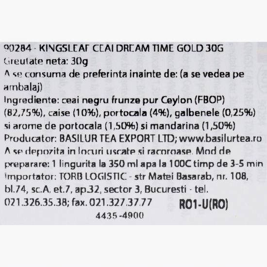 Ceai negru Dream Time Gold 30g