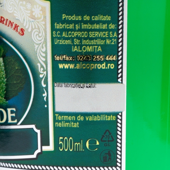 Lichior mentă 16%, alc. 0.5l