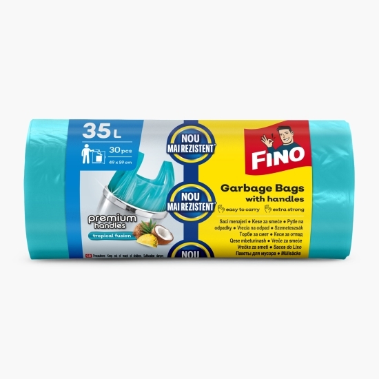 Saci menajeri cu mânere Tropical Fusion 35l 30 buc