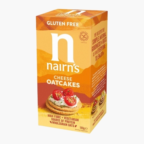 Pâinici (turtite) fără gluten din ovăz integral cu brânză 180g
