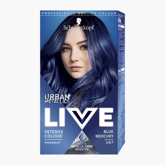 Vopsea de păr permanentă Urban Metallics U67 Blue mercury 142.5ml