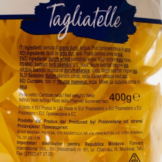 Paste Tagliatelle din grâu dur 400g